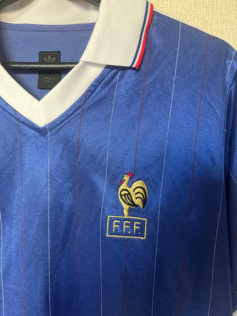 激レア　フランス代表 1970年代 プラティニ ユニフォーム 復刻　90s L