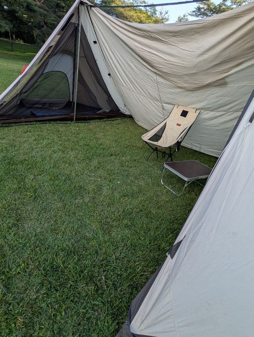 売切り！色々セット小川キャンパル ツインピルツ フォーク T/C テント/タープ