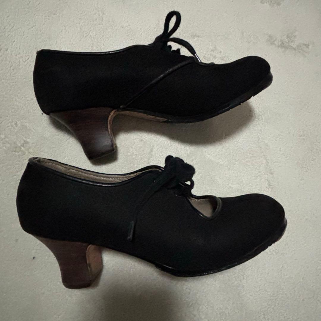 セノビージャ　フラメンコシューズ　ヌバック