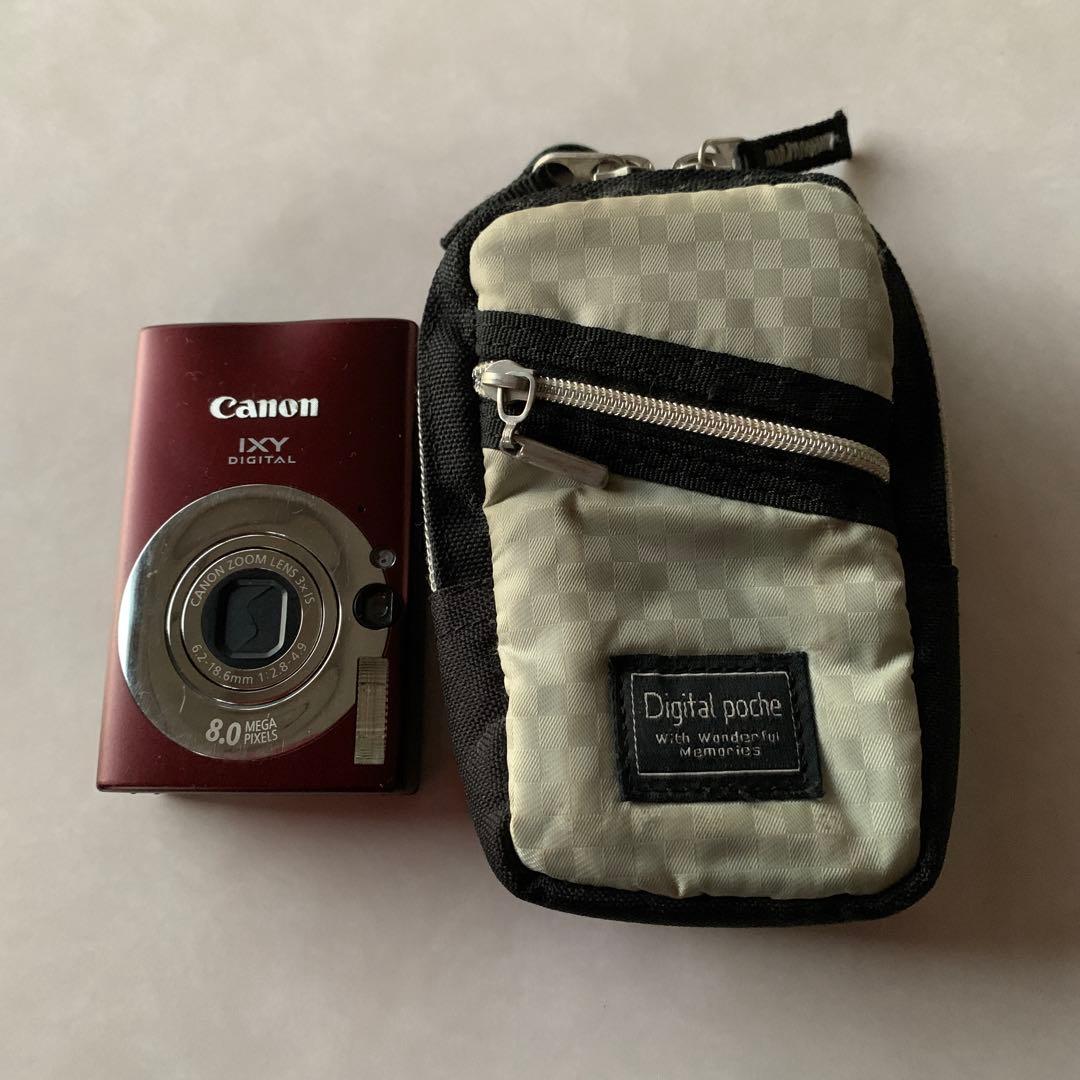 Canon デジカメIXY 20IS ブラウン 説明書、付属品有り、携帯ポーチ