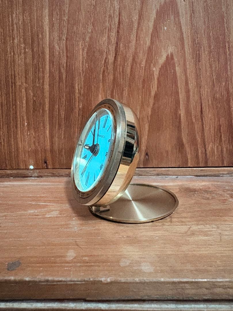 ティファニー 置時計 ホワイト文字盤 Tiffany アンティーク 目覚まし時計