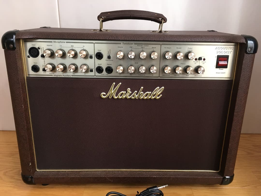 訳ありMARSHALL AS80R アコースティックギター用　多目的アンプ