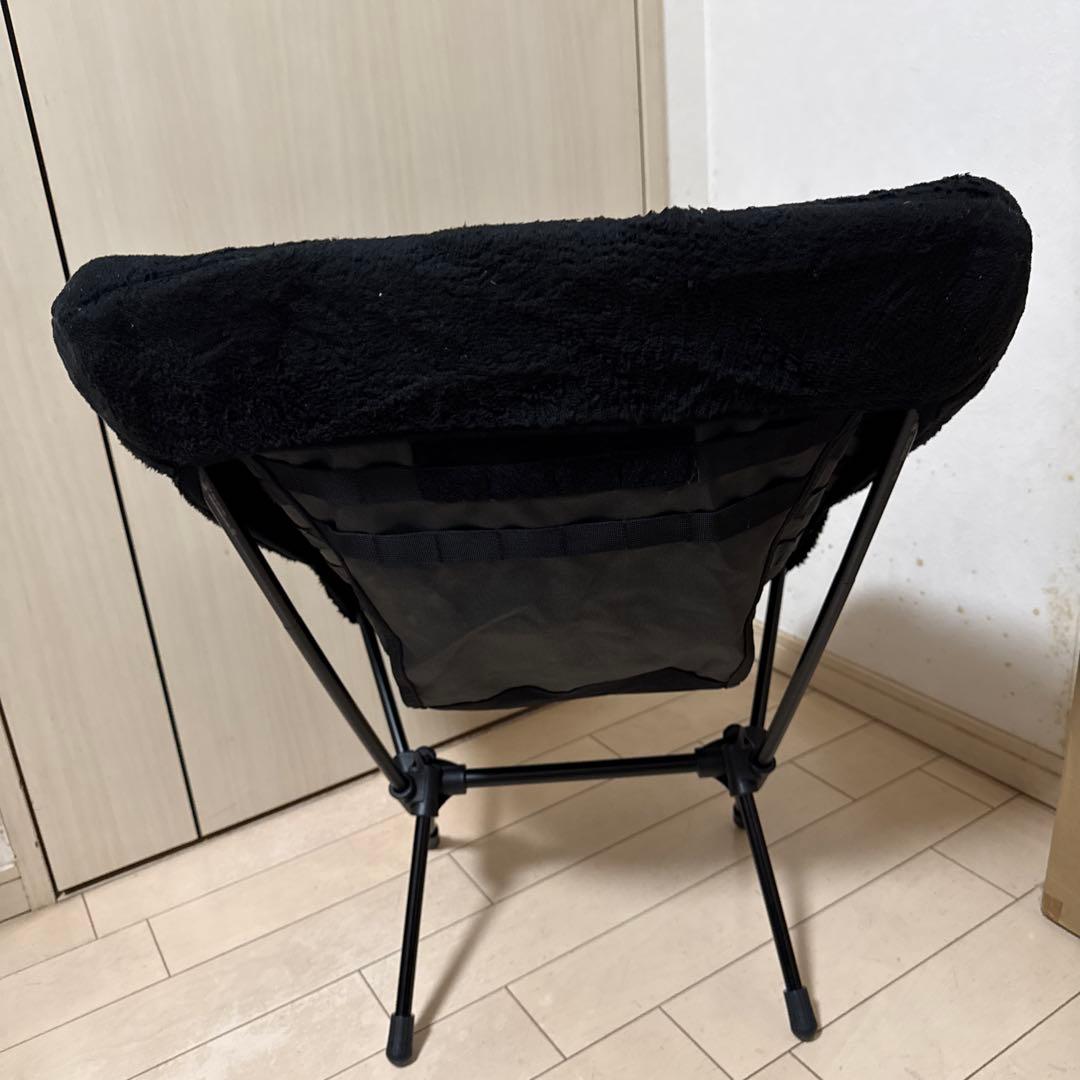 ヘリノックス　タクティカルチェア　ブラック　シートウォーマー付