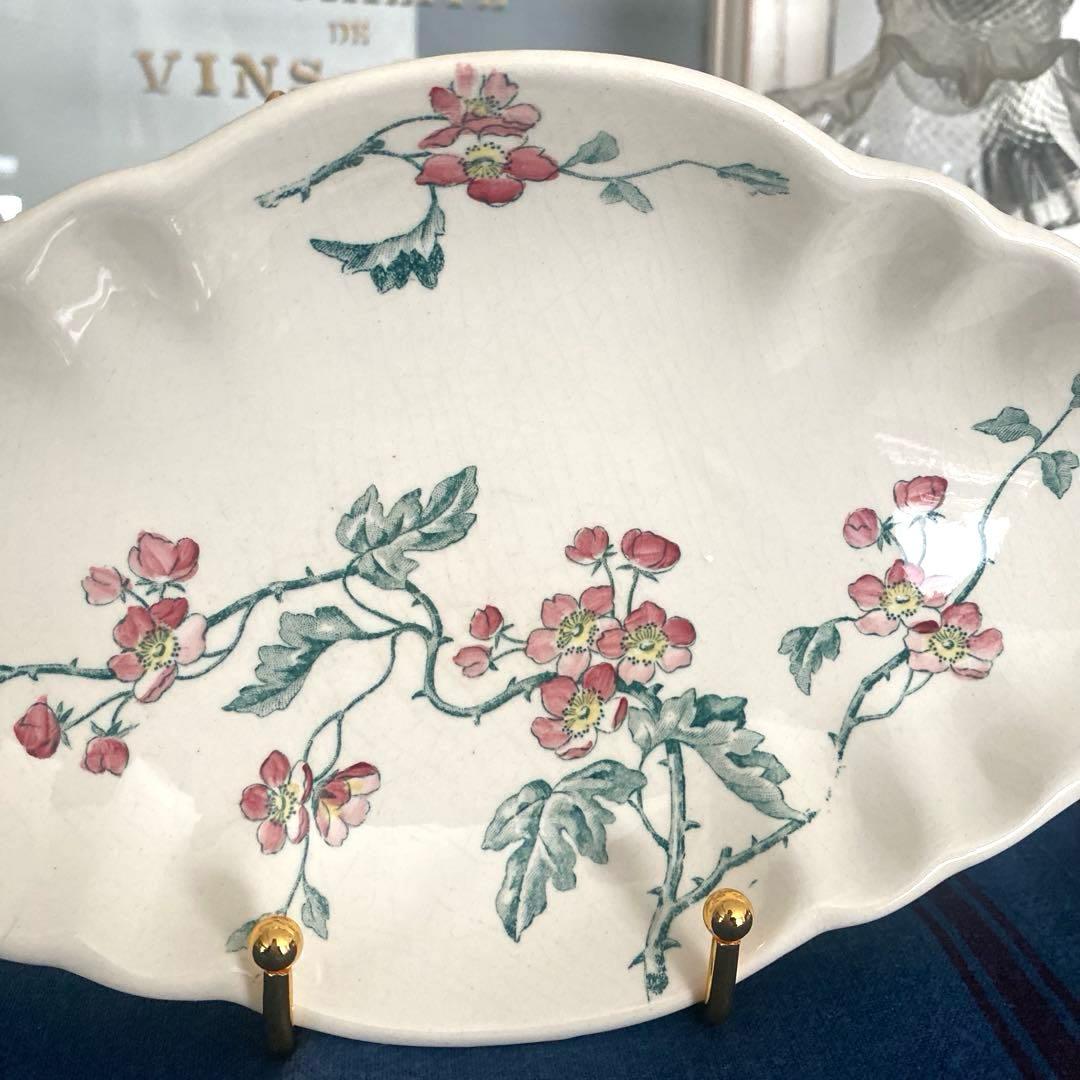 ロンシャン　Longchamp　ravier 　ラヴィエフランスアンティーク　花