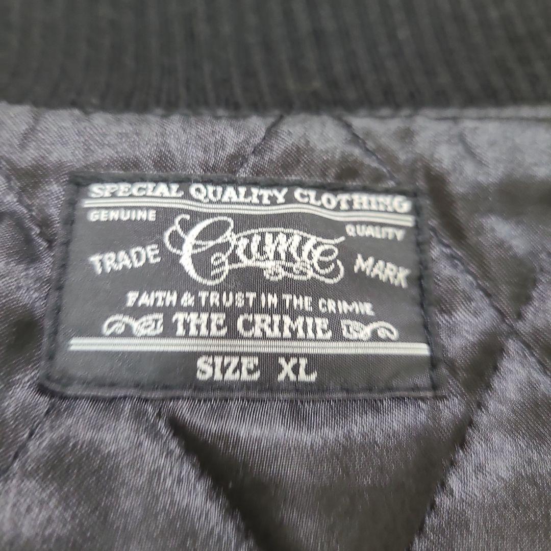 The crime クライミー スタジャン ファラオジャケット XL 美品 黒
