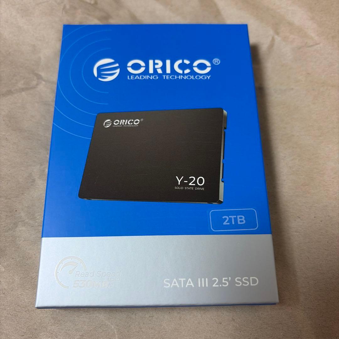 ORICO Y20 2TB 内蔵型SSD 2.5インチ ORICOのケース付き