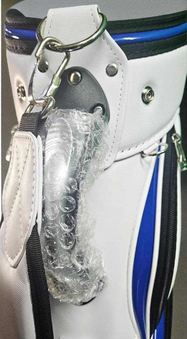 【新品未使用】XXIO ゴルフバッグ 新品未使用 ホワイト/ブルー