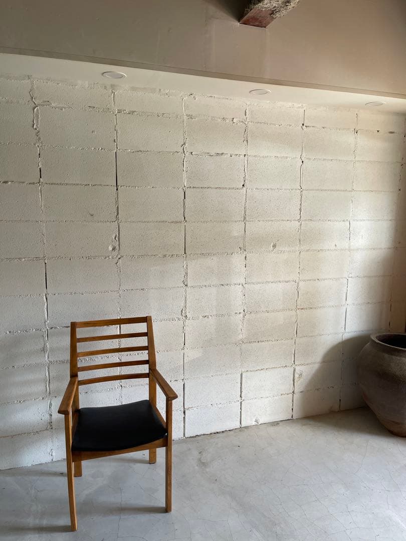 ビンテージ　アームチェア　本革レザー　ダイニングチェア