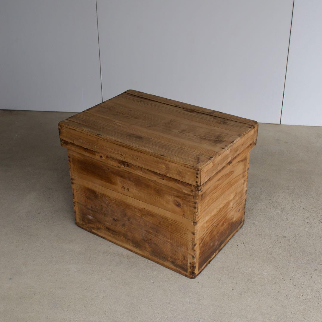 茶箱　レトロ　アルミケース