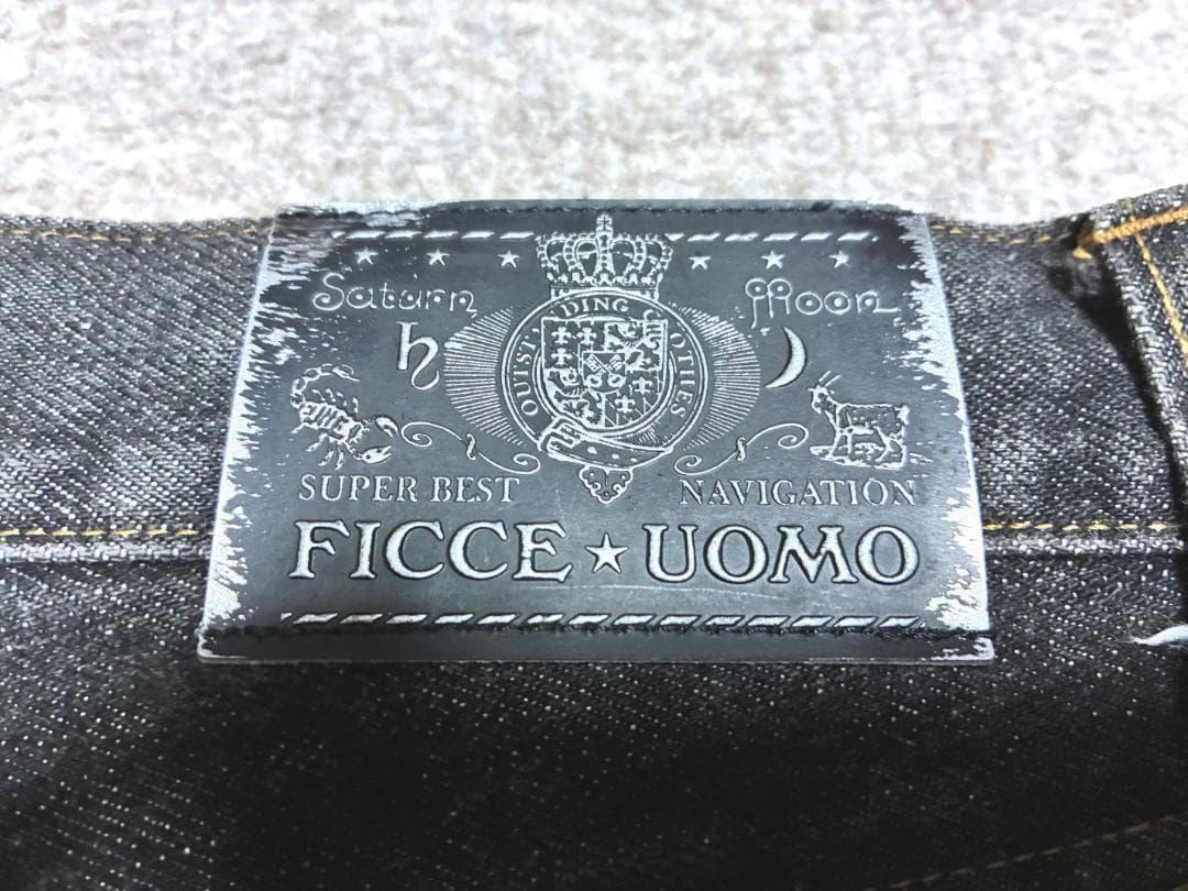 FICCE(フィッチェ) ヨシユキコニシ チキチキマシン ブラックデニム 美品