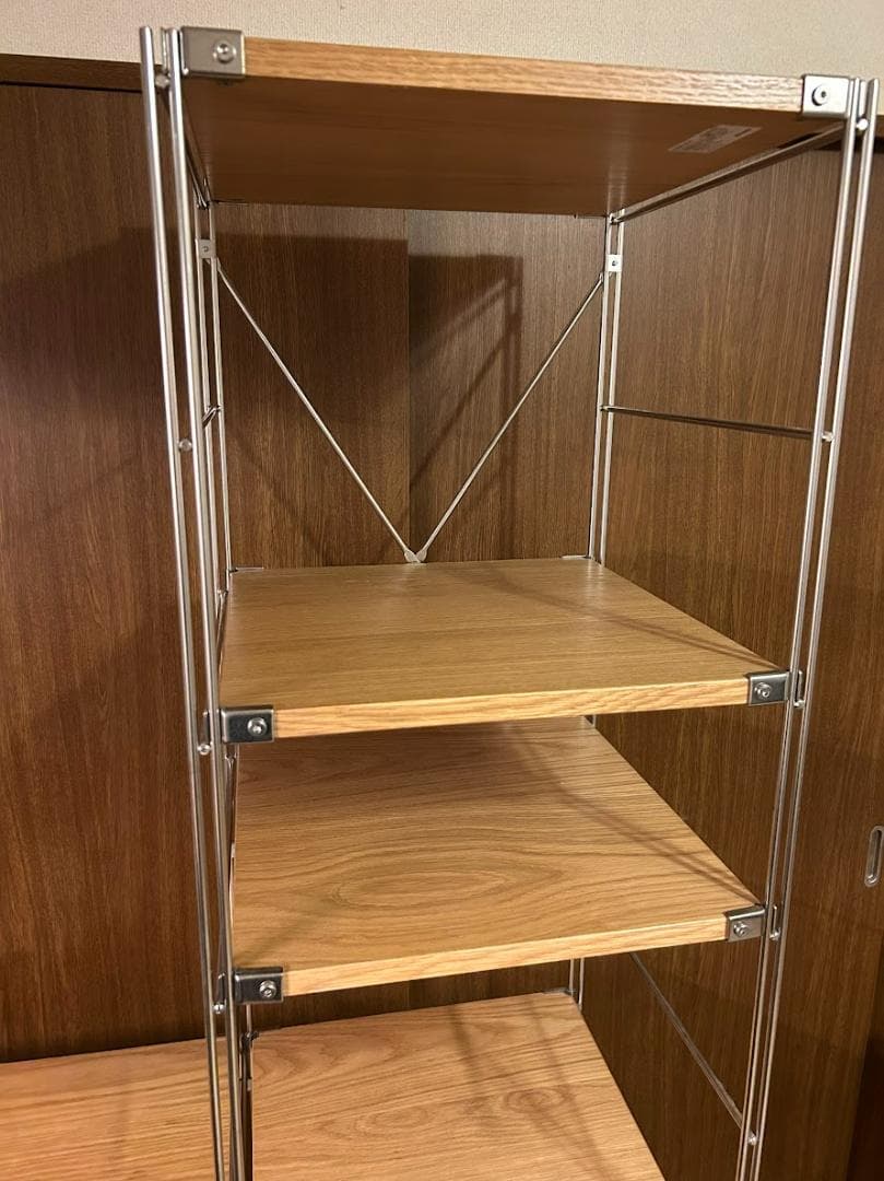 無印良品　ステンレスユニットシェルフ（目黒区まで引き取りに来て頂ける方のみ）