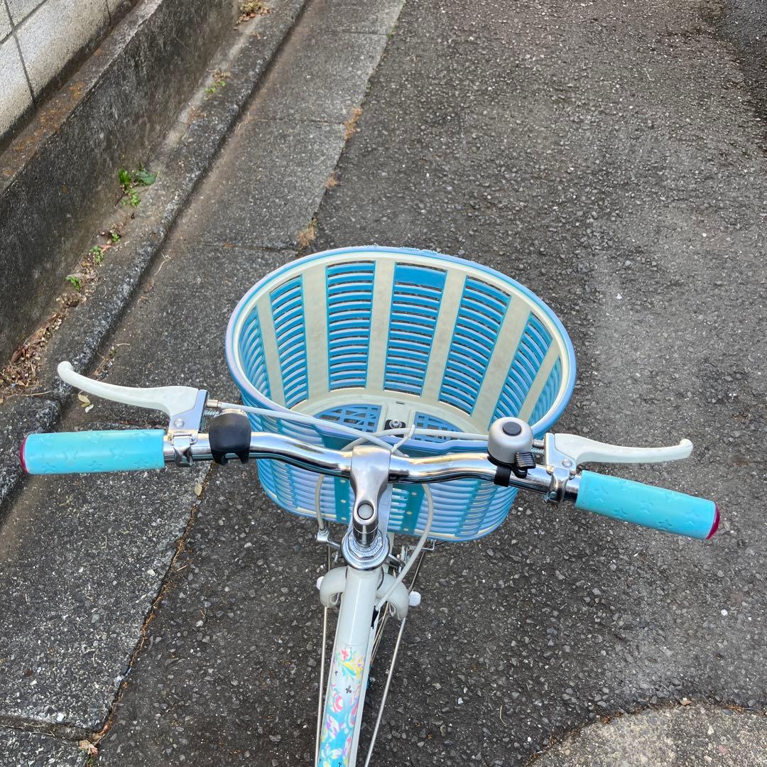 20インチ、説明書付き、ブリヂストン製、子供用自転車 水色 練馬区より