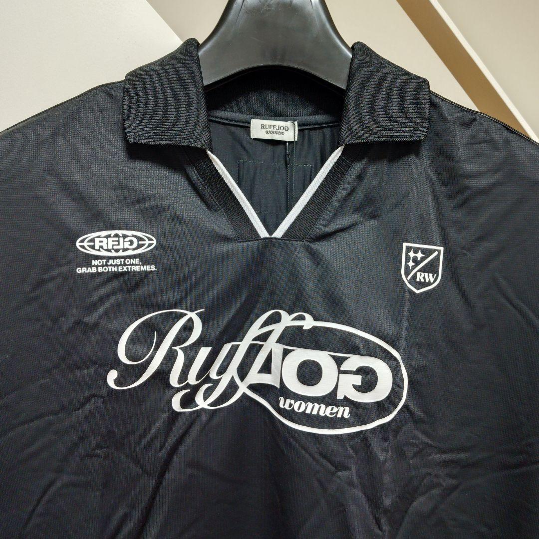 S ラフロッグ RUFFLOG ゴルフ レディース 半袖 シャツ ブラック