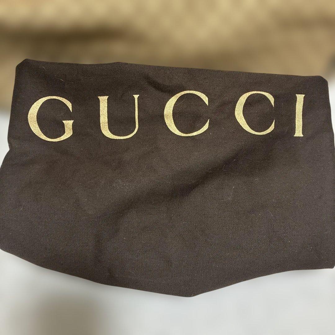 【美品】 GUCCI スーキー ディアマンテ キャンバス レザー バッグ