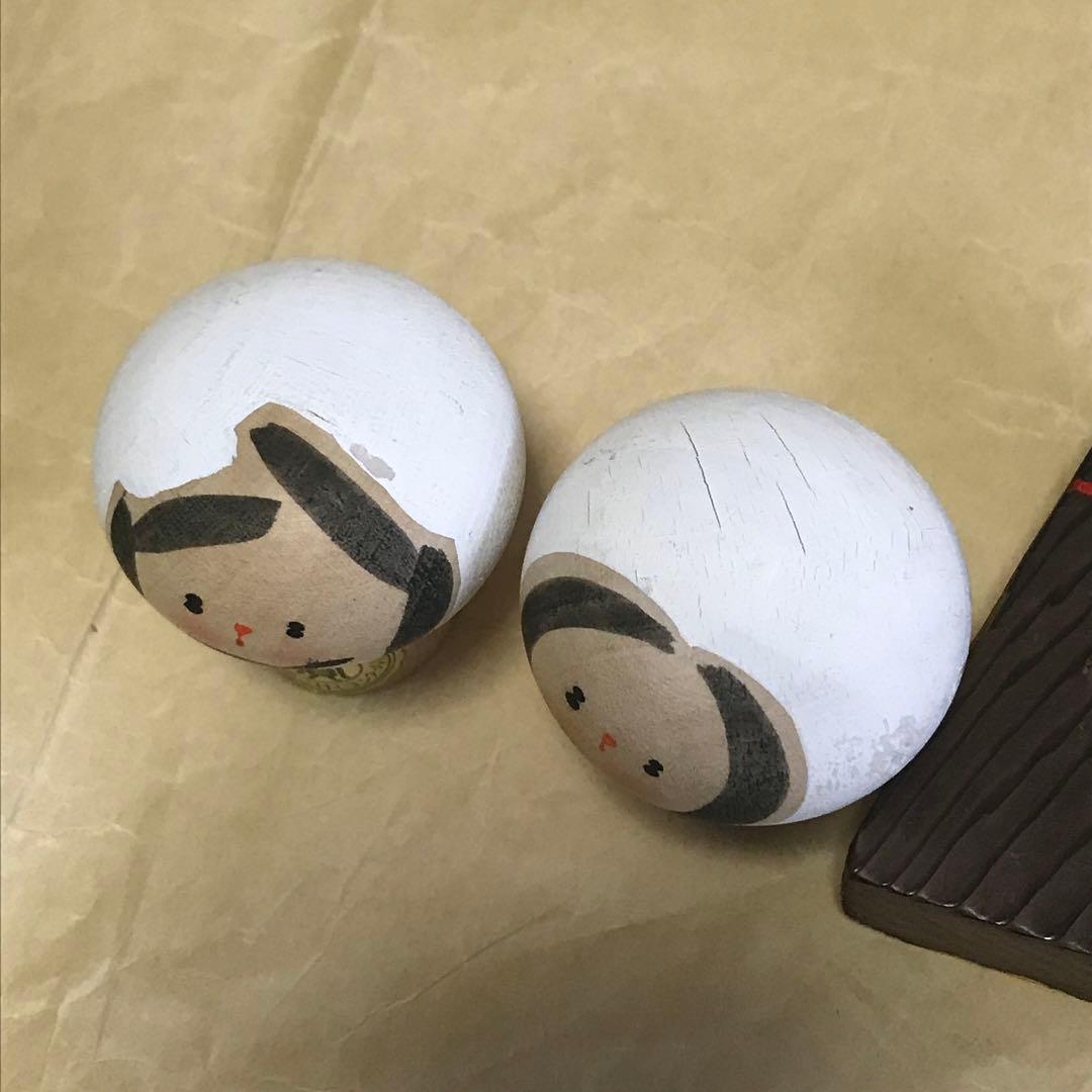 だるま　こけしセット民芸品　置物　日本　人形伝統工芸品インテリア こけし だるま