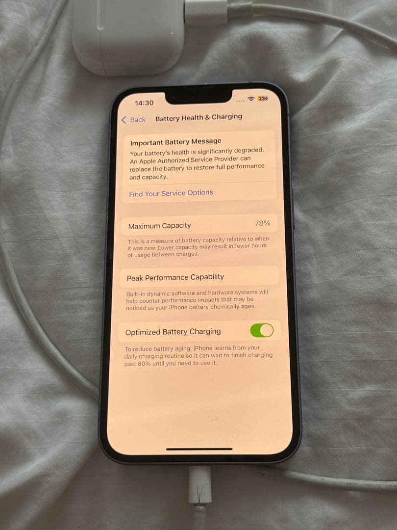 Apple iPhone 14 ブルー 128GB SIMフリー EU版