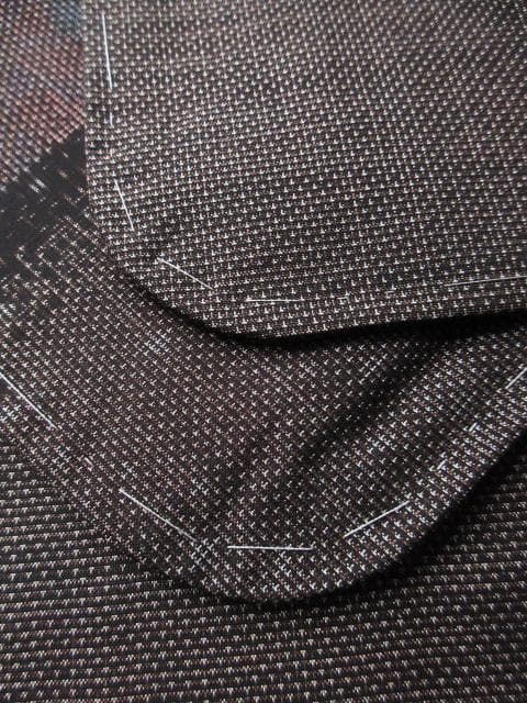 新古品！純泥染＊７マルキ＊本場奄美大島紬＊友原織物＊着物＊１６０ｃｍ＊裄６４