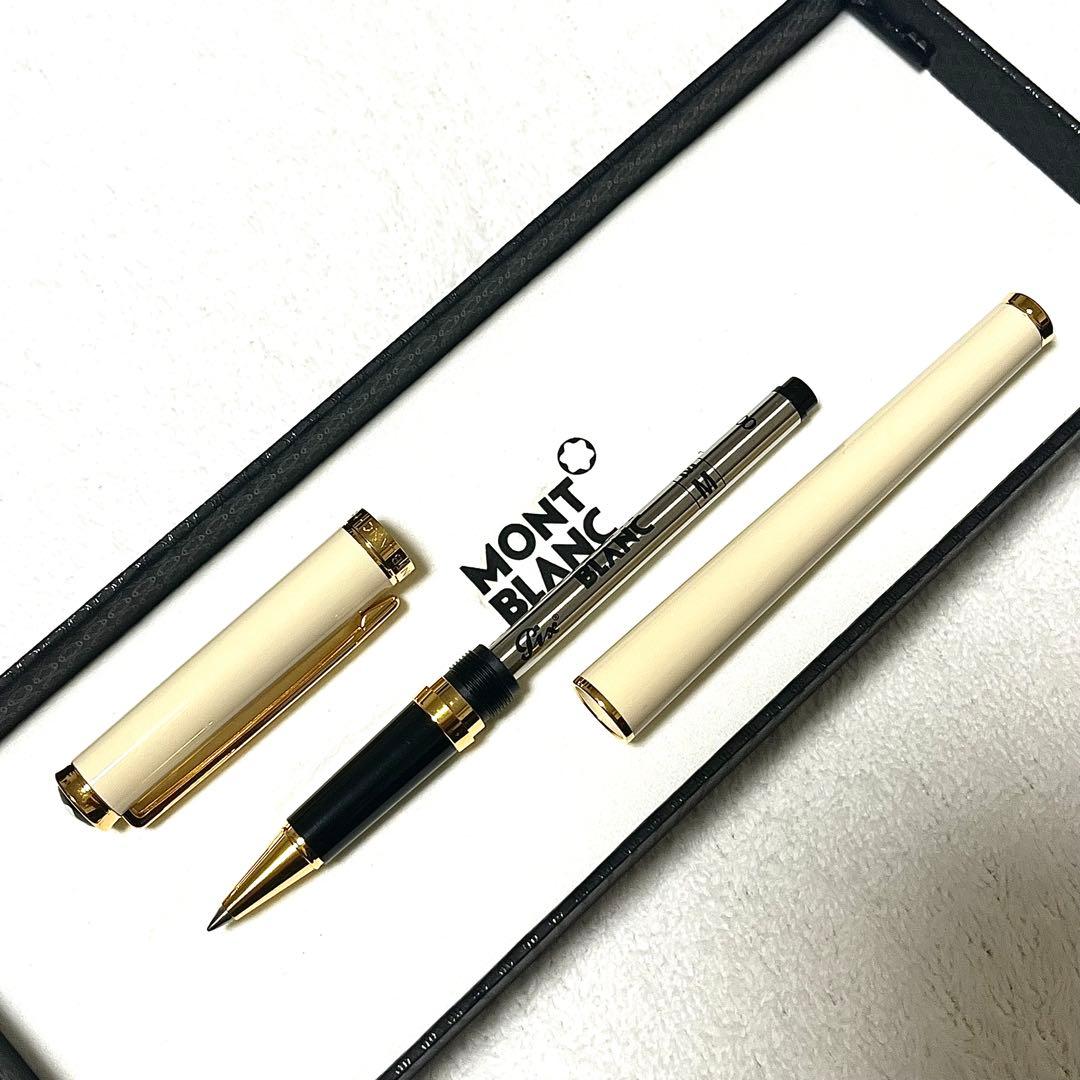 ❤️Mont Blancモンブラン♡希少キャップ式.白軸ボールペン♡未使用品