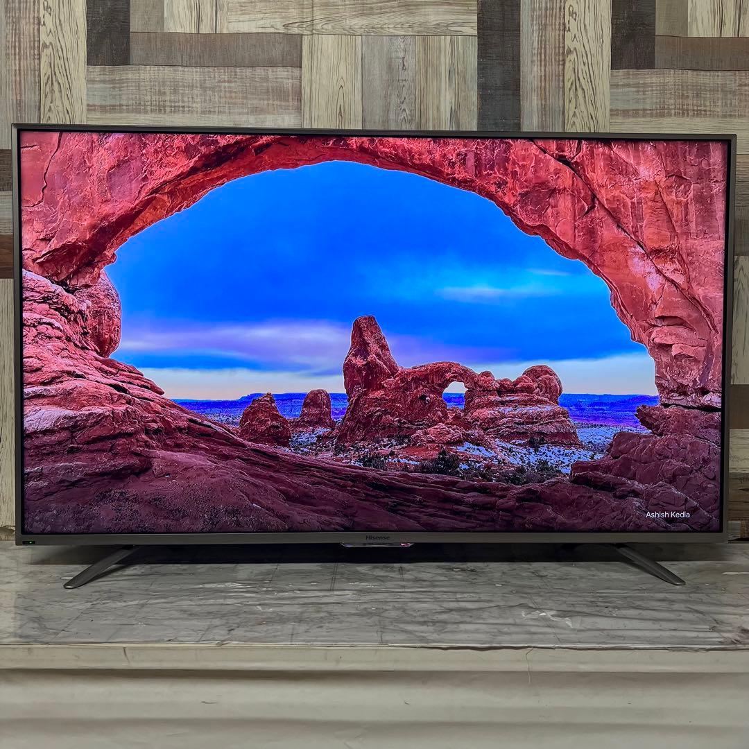 即日受渡❣️全国送料込ハイセンス50型4K液晶テレビ外付けHDD裏番組録画対応