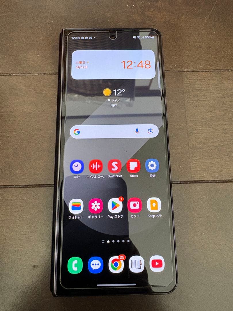 【美品】Samsung Galaxy Z Fold 4 ブラック(韓国版)