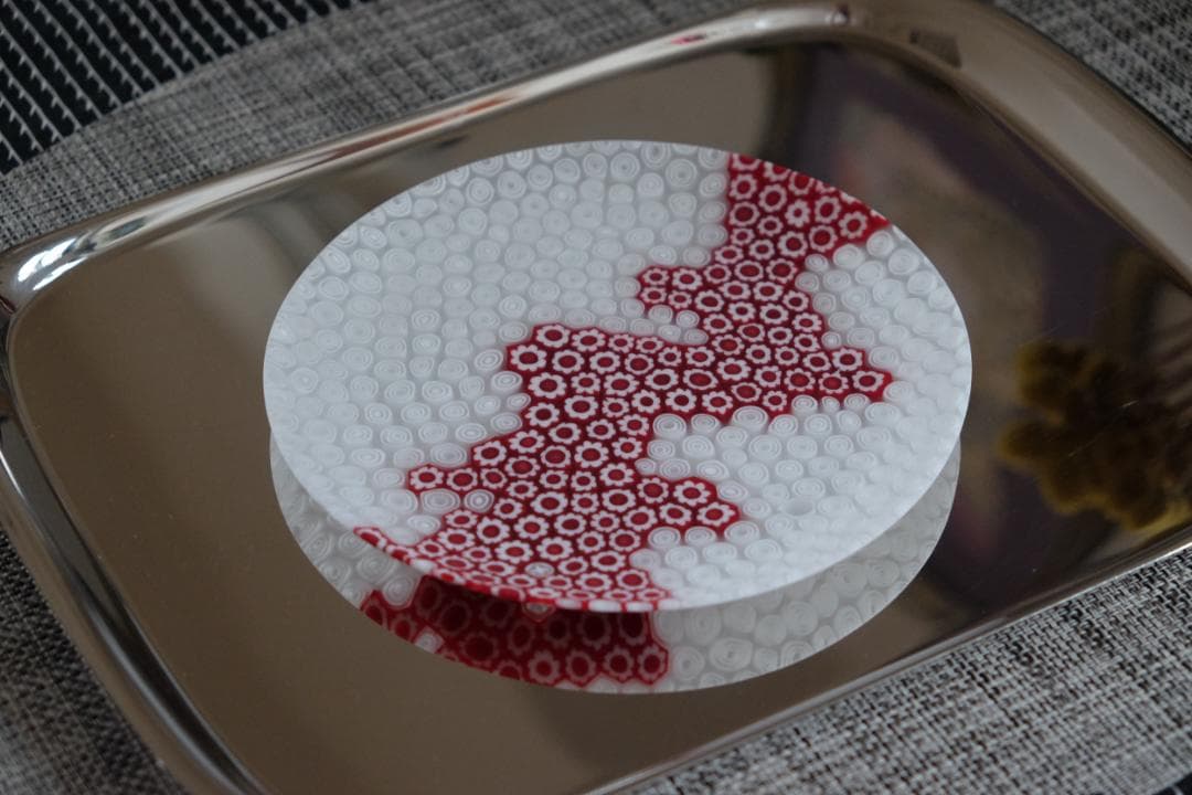 民藝ガラス プレート 皿 検/舩木倭帆/藤田喬平/倉敷ガラス/ワイングラス