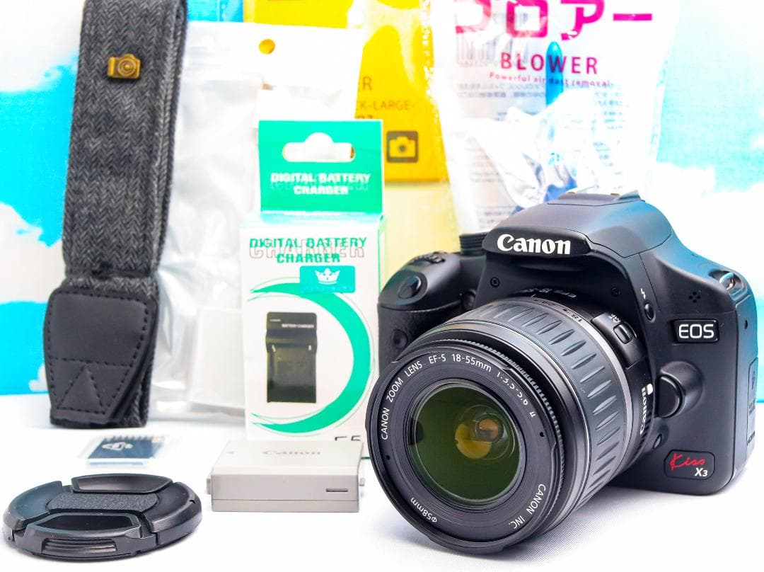 Canon Kiss X3⭐️一眼レフ 初めての方に⭐️スマホ転送⭐️動画もOK