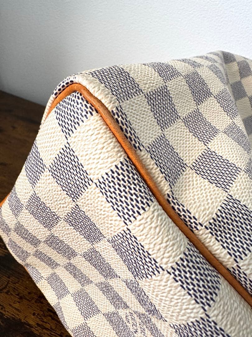 ルイヴィトン スピーディ25 ダミエ アズール N41534 巾着袋付き