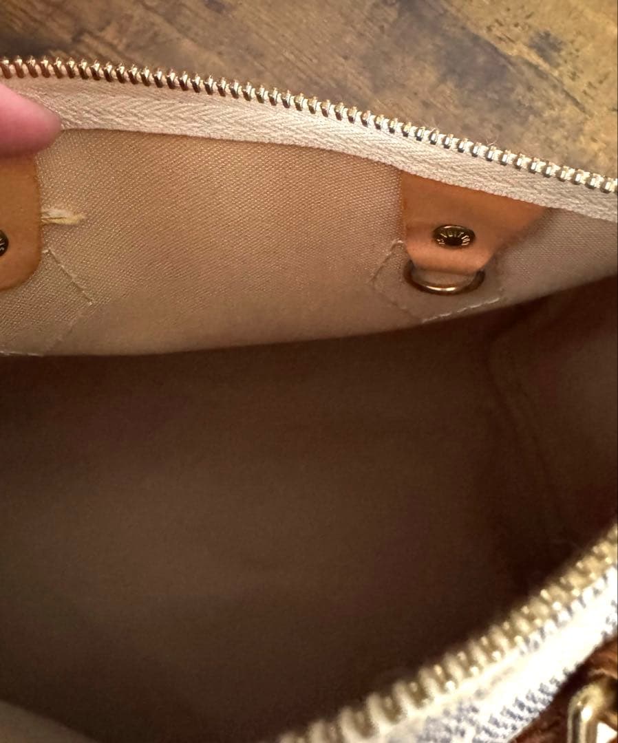 ルイヴィトン スピーディ25 ダミエ アズール N41534 巾着袋付き