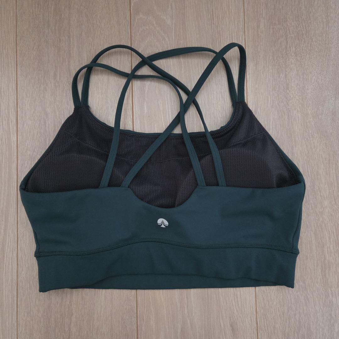 ショート丈Tシャツ＆スポーツブラセットM