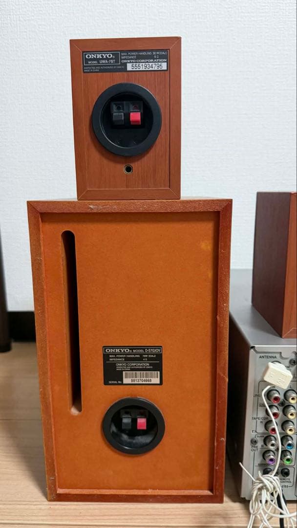 ONKYO CD・MD・カセットデッキ 5スピーカー