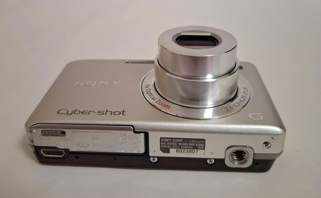 [美品] ソニー SONY Cyber-Shot DSC-W380 コンデジ