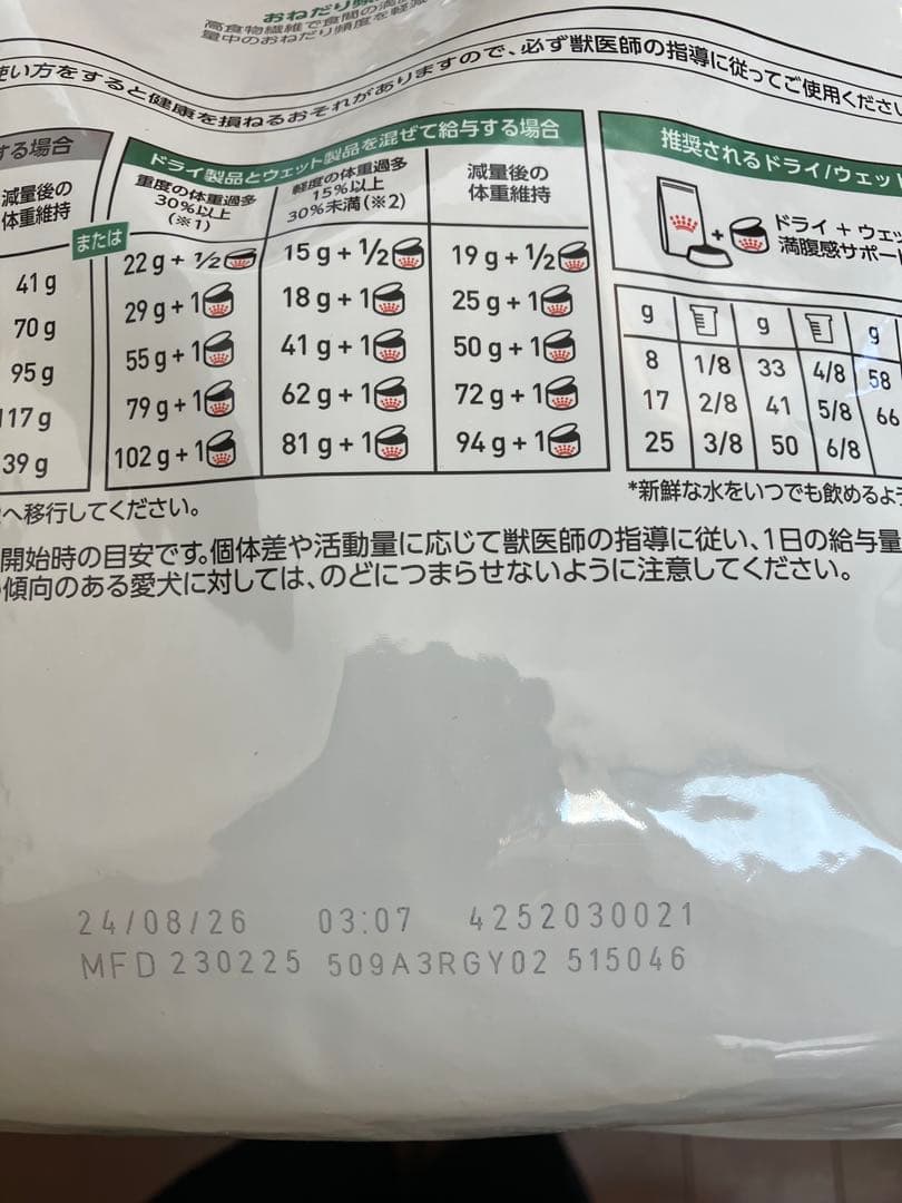 ロイヤルカナン満腹感サポート 小型犬S 3kg