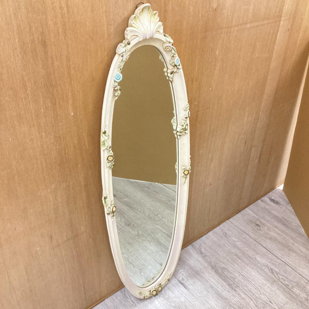 アンティーク調　ロココ調　ウォールミラー　壁掛け　鏡