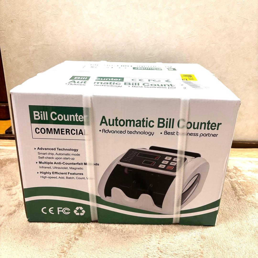 新品未使用✨紙幣カウンター 偽札検知機能 お札数える機械 日本紙幣 通貨機能