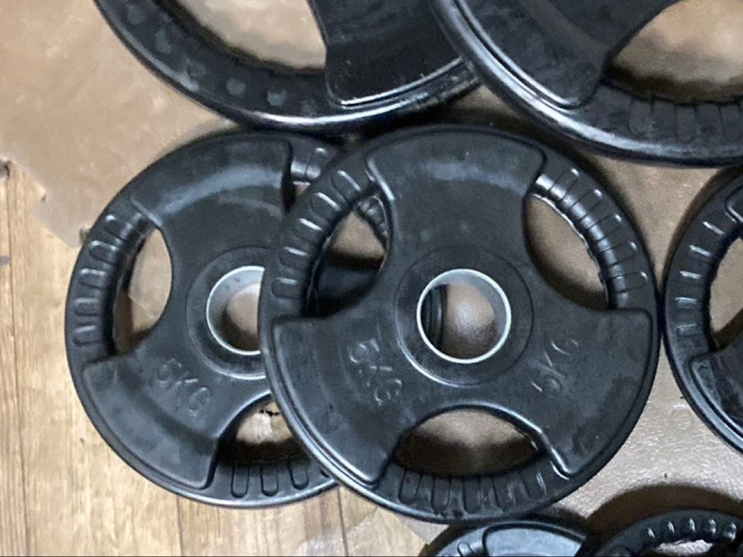 バーベルプレートセット 計115Kg 穴径50mm