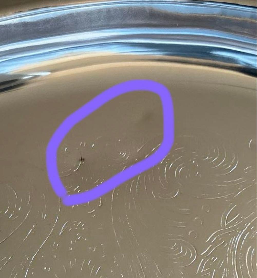 早川シルバー　ローズコーヒーセット　未使用　(トレイにワケあり)