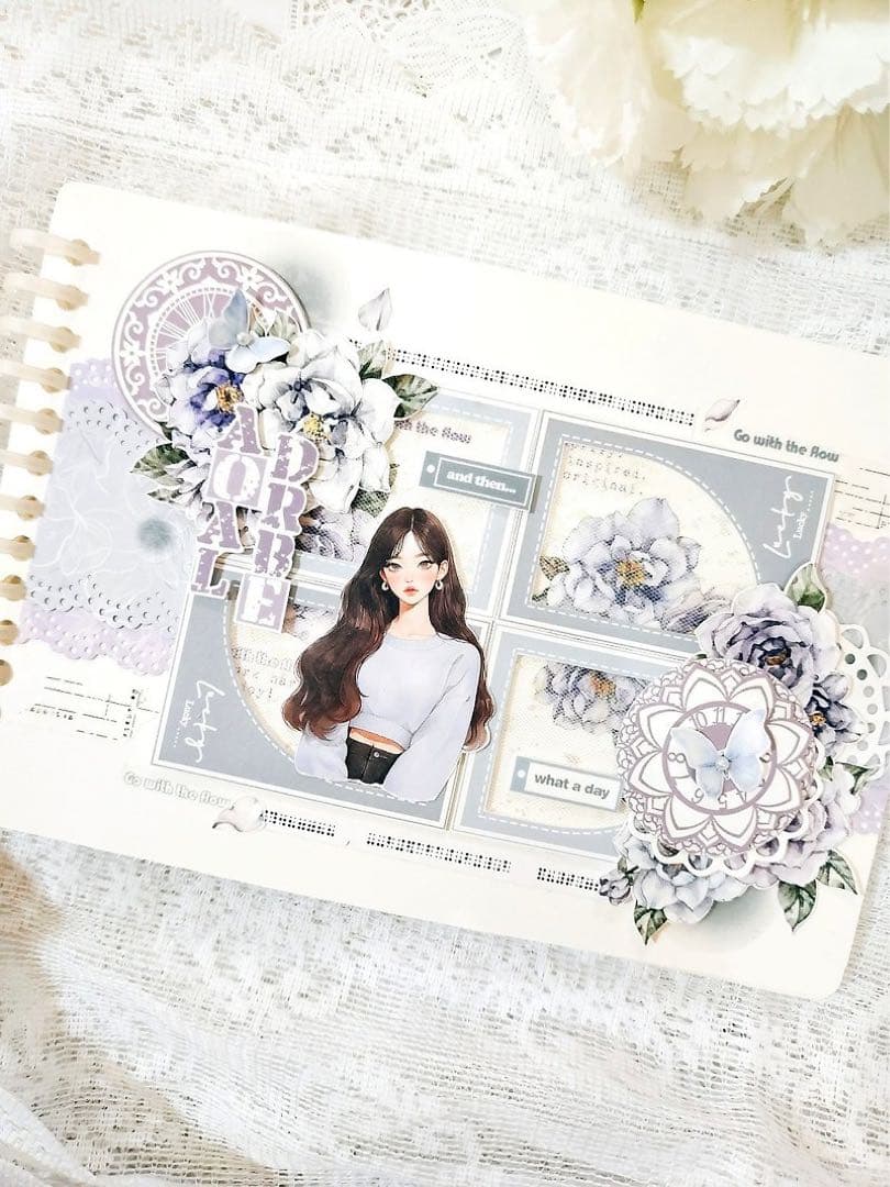 コラージュ素材　紙もの　素材紙　【1824】