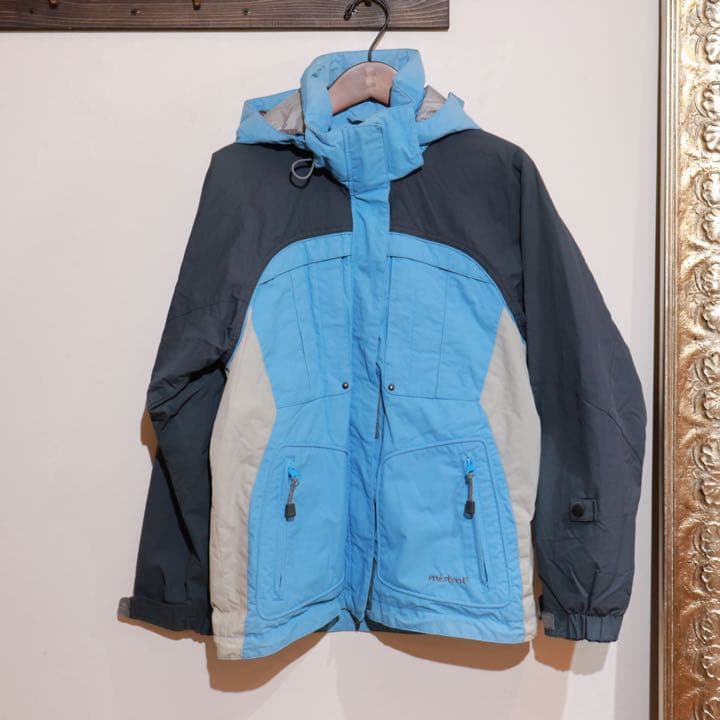 mistral ミストラル　スノボ・スキーウエア上下セット　水色xグレー