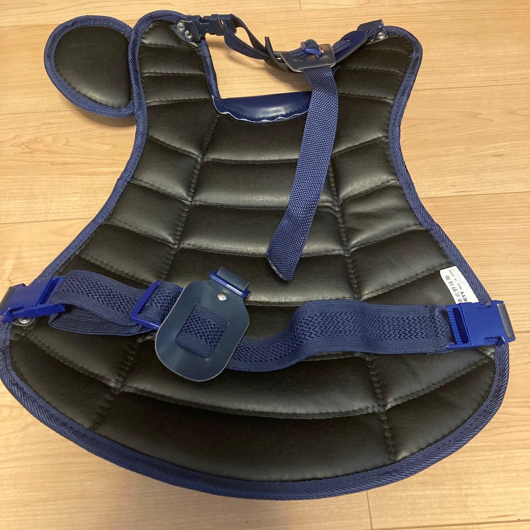 ZETT BL017N 硬式 キャッチャー防具 4点 ネイビー 新品レガース