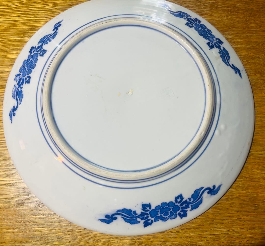 花鳥絵の大皿⭐︎古伊万里