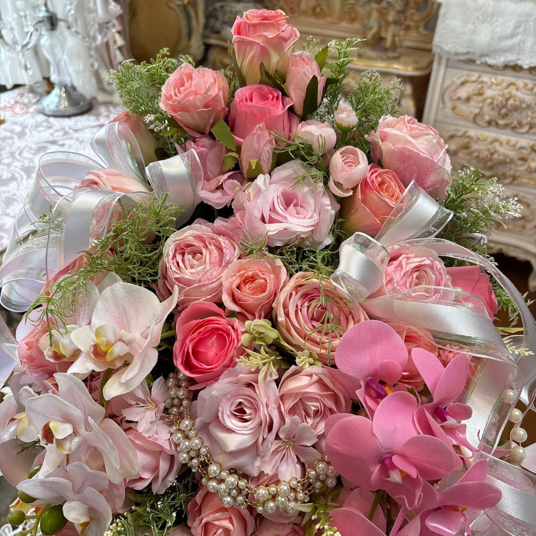 ロココ調 特大サイズ・フラワーアレンジメント・amakoma