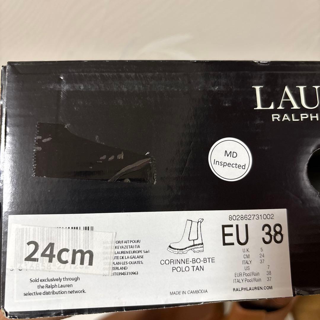 LAUREN RALPH LAUREN サイドゴアブーツ　ラルフローレン