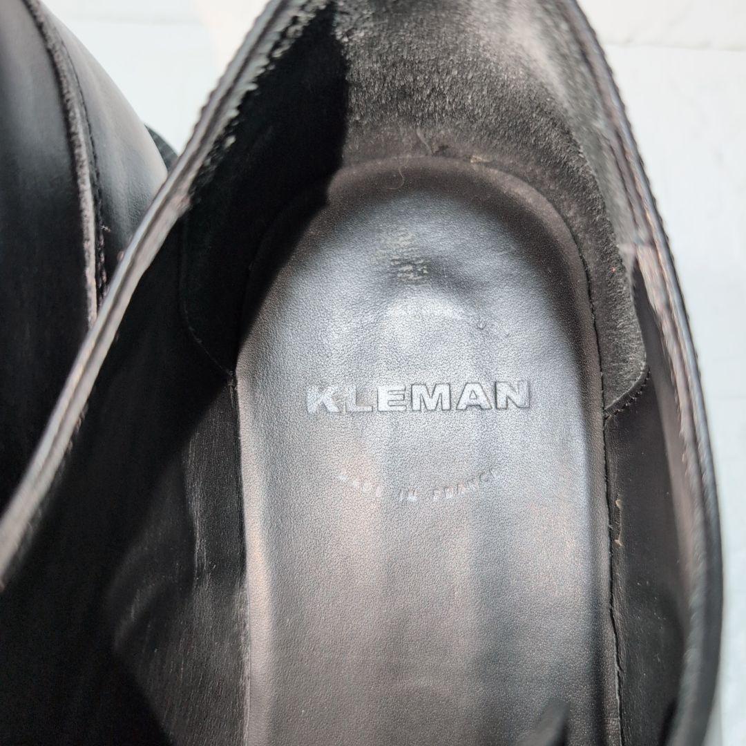 【pk】クレマン フローダ Uチップ レザー シューズ ブラック 26.5