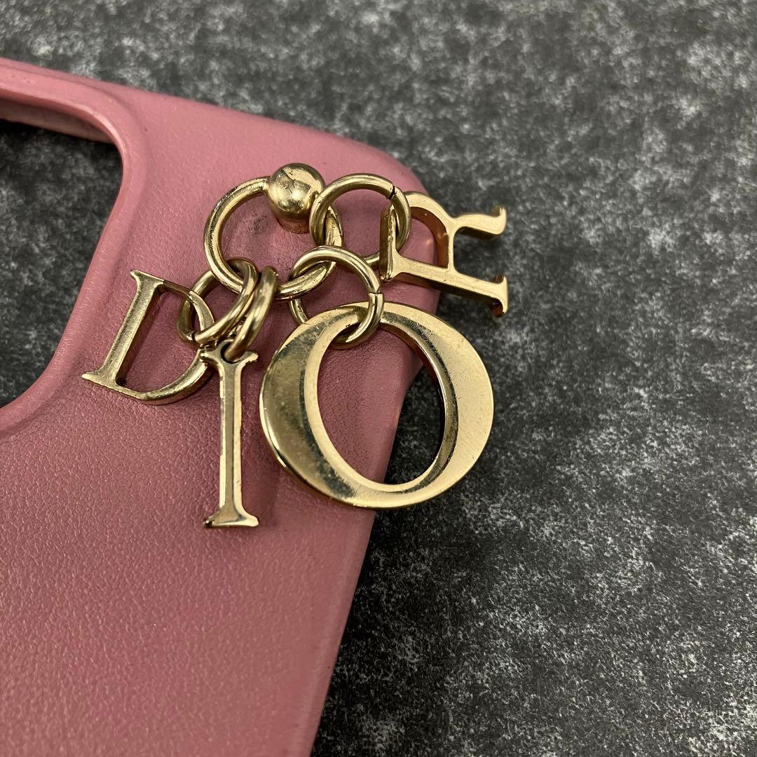 大人気☆クリスチャン ディオール☆iPhone13Proケース☆レザー☆ピンク！