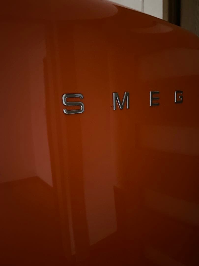 SMEG オレンジ冷蔵庫 アメリカンレトロスタイル