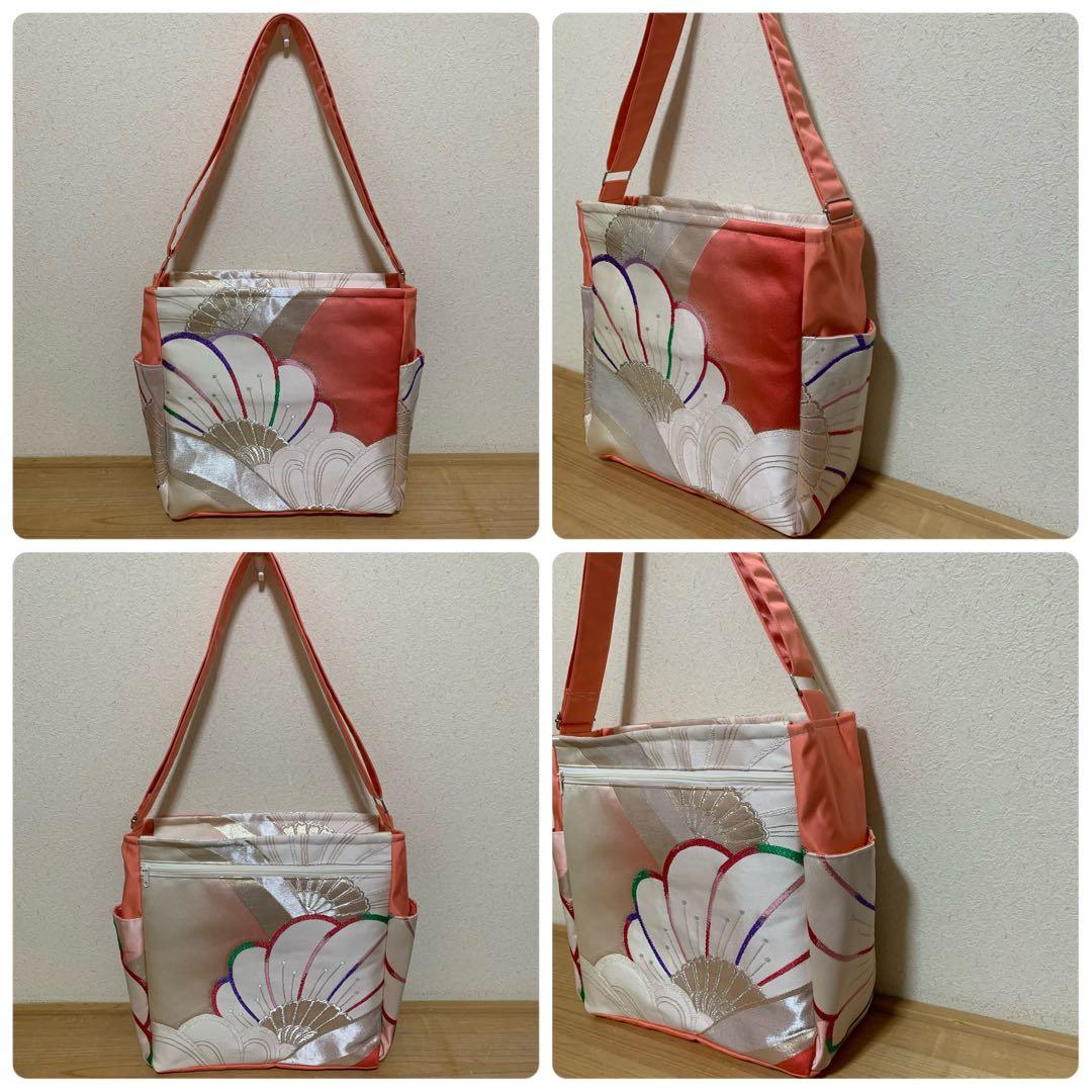 59、ななせ　帯153・137・248・ハギレ59　ショルダー3点他