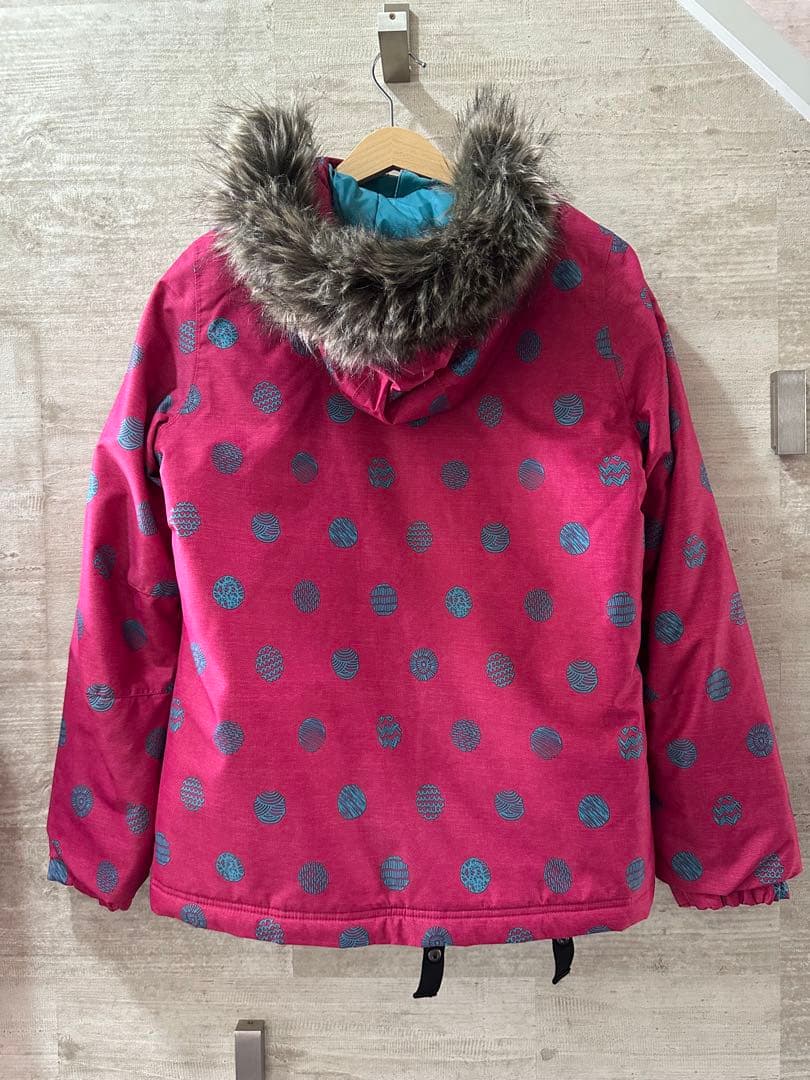 ONEILLキッズスノーボードウェア セットアップ ピンクドット140cm