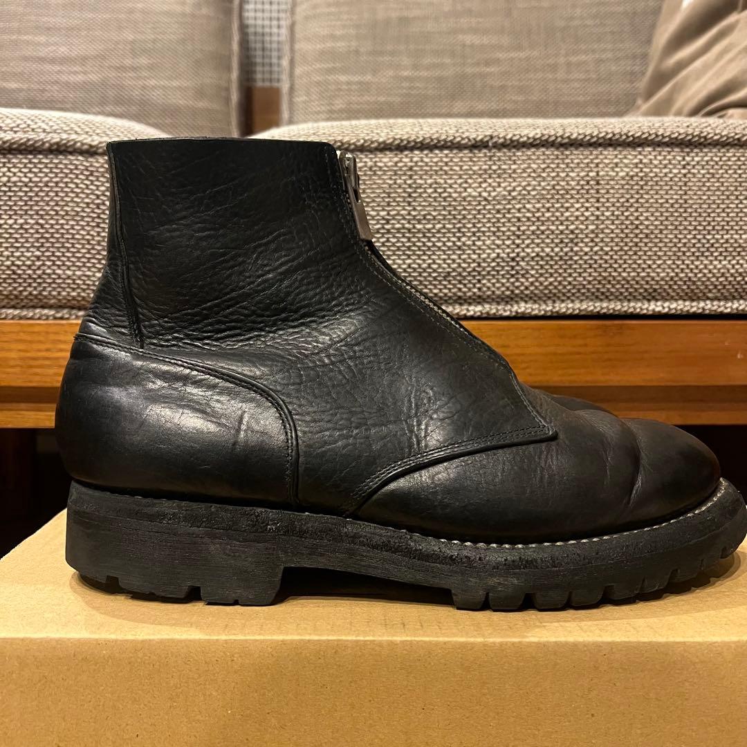 s*i様 GUIDI フロントジップブーツ センタージップ グイディ ブーツ
