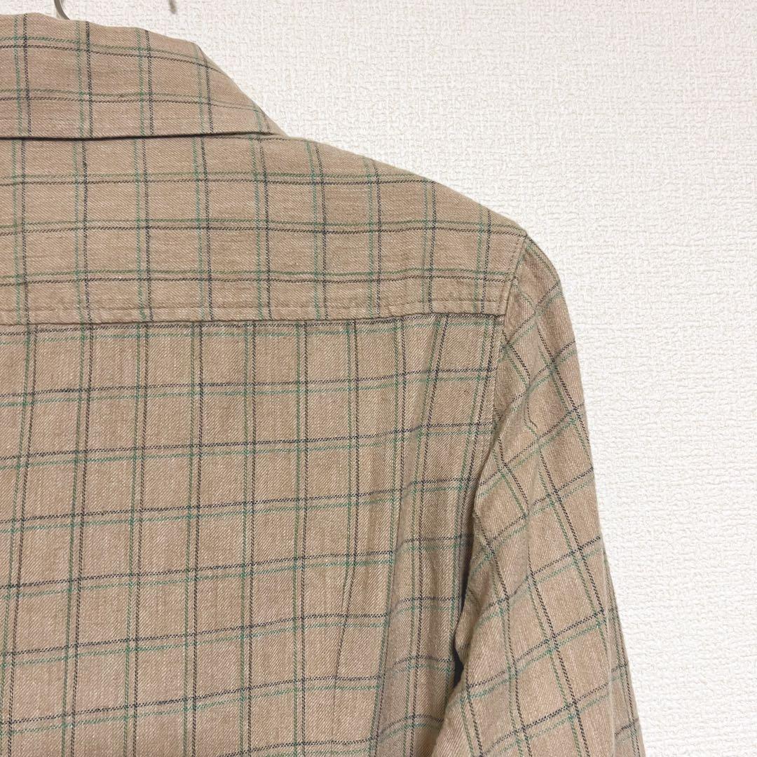 ヴィヴィアンウエストウッド　チェックシャツ　長袖　オーブ刺繍