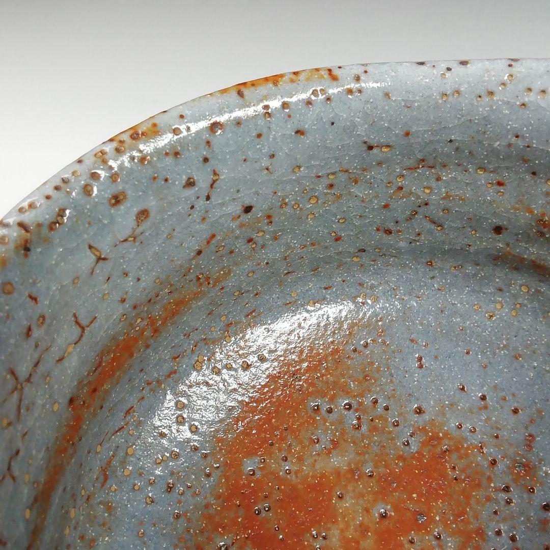 Ｔ６９４　茶碗　『鼡志野』『桃山窯　林英二 造』　共箱　抹茶碗　茶道具